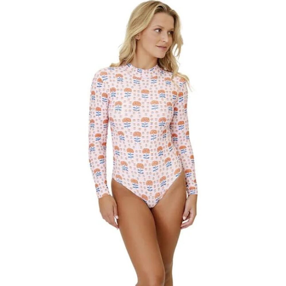 NWT: Citrine Swim Riley Floral One Piece Size: Small